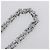 LOUIS VUITTON Cintura a Spalla in Catena Metallica 23,6"" Argento LV Auth 150795 - vista 5