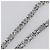 LOUIS VUITTON Cintura a Spalla in Catena Metallica 23,6"" Argento LV Auth 150795 - vista 8