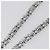 LOUIS VUITTON Cinghia a Spalla in Catena Metal 23,6"" Argento LV Auth 150647 - vista 4