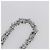 LOUIS VUITTON Cinghia a Spalla in Catena Metal 23,6"" Argento LV Auth 150647 - vista 5