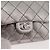 CHANEL Borsa a Mano Matelassé con Catena in Pelle di Agnello CC Argento Auth 148202 - vista 14