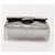 CHANEL Borsa a Mano Matelassé con Catena in Pelle di Agnello CC Argento Auth 148202 - vista 9