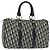 Borsa Boston in tela Trotter Christian Dior PVC Nero Oro Auth 148883 - vista 2