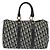 Borsa Boston in tela Trotter Christian Dior PVC Nero Oro Auth 148883 - vista 3