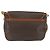 Céline Bolsa de Ombro em Lona Macadam CELINE em Couro PVC Marrom Dourado Auth ep11523 - vista 3