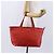 Borsa tote in pelle rossa e oro Auth 121300 di Salvatore Ferragamo - vista 23