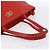 Borsa tote in pelle rossa e oro Auth 121300 di Salvatore Ferragamo - vista 7