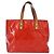 LOUIS VUITTON Monogram Vernis Reade PM Borsa a Mano Rossa M91088 LV Auth hk3180 Rosso - vista 2