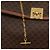 Céline Borsa a mano in tela Macadam CELINE in pelle PVC marrone oro Auth ep11633 D'oro - vista 17