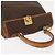 Céline Borsa a mano in tela Macadam CELINE in pelle PVC marrone oro Auth ep11633 D'oro - vista 6