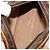 Céline Borsa a mano in tela Macadam CELINE in pelle PVC marrone oro Auth ep11630 D'oro - vista 16