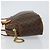 Céline Borsa a mano in tela Macadam CELINE in pelle PVC marrone oro Auth ep11630 D'oro - vista 5