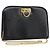 Bolsa de Ombro em Couro Gancini Chain Salvatore Ferragamo Preto Dourado Auth BA7978