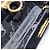 Bolsa de Ombro em Couro Gancini Chain Salvatore Ferragamo Preto Dourado Auth BA7978 - vista 11