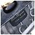 Bolsa de Ombro em Couro Gancini Chain Salvatore Ferragamo Preto Dourado Auth BA7978 - vista 12