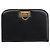 Bolsa de Ombro em Couro Gancini Chain Salvatore Ferragamo Preto Dourado Auth BA7978 - vista 13