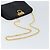 Bolsa de Ombro em Couro Gancini Chain Salvatore Ferragamo Preto Dourado Auth BA7978 - vista 7