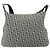 Christian Dior Trotter Canvas Schultertasche Navy Silber authentisch bs30973 Marineblau - Ansicht 2