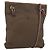 Borsa a Spalla PRADA in Tela Marrone Scuro Oro Auth ka080 D'oro