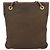 Borsa a Spalla PRADA in Tela Marrone Scuro Oro Auth ka080 D'oro - vista 2