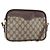Gucci Borsa a Spalla GG Supreme in PVC Pelle Beige Oro 007 14 6428 Auth SW1761