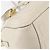 Borsa a mano Vala in pelle 2 in 1 bianca e oro Auth BA7669 di Salvatore Ferragamo Bianco D'oro - vista 17
