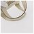 Borsa a mano Vala in pelle 2 in 1 bianca e oro Auth BA7669 di Salvatore Ferragamo Bianco D'oro - vista 7