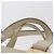 Borsa a mano Vala in pelle 2 in 1 bianca e oro Auth BA7669 di Salvatore Ferragamo Bianco D'oro - vista 8