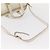 Borsa a mano Vala in pelle 2 in 1 bianca e oro Auth BA7669 di Salvatore Ferragamo Bianco D'oro - vista 9