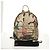 CHANEL Graffiti Backpack Canvas Gold CC Auth 148460SAM Golden - view 12
