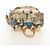 CHANEL Graffiti Backpack Canvas Gold CC Auth 148460SAM Golden - view 14