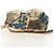 CHANEL Graffiti Backpack Canvas Gold CC Auth 148460SAM Golden - view 3