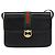 Borsa a spalla in pelle nera e oro della linea Sherry di GUCCI Auth SW1764 Nero D'oro - vista 13