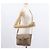 Céline Borsa a Spalla in Tela Macadam CELINE PVC Beige Oro Auth 152108 D'oro - vista 24