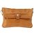 Céline Borsa a Spalla CELINE in Pelle Marrone Oro Auth 152085 D'oro - vista 13