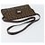 Céline Borsa a Spalla Celine C Sulky in Tela Pelle Marrone Oro Auth 151887 D'oro - vista 7