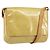 LOUIS VUITTON Monogram Vernis Thompson Street Bag Beige M91301 LV Auth bs30695