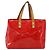 LOUIS VUITTON Monogram Vernis Reade PM Borsa a Mano Rossa M91088 LV Auth bs30698 Rosso - vista 13