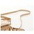 Borsa a Mano Salvatore Ferragamo Smalto 2 vie Beige Oro Auth BA7537 - vista 15
