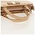 Borsa a Mano Salvatore Ferragamo Smalto 2 vie Beige Oro Auth BA7537 - vista 8
