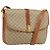 Céline Borsa a Spalla in Tela Macadam CELINE in Pelle PVC Beige Oro Auth BA7520 D'oro