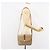 Céline Borsa a Spalla in Tela Macadam CELINE in Pelle PVC Beige Oro Auth BA7520 D'oro - vista 25