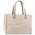 CHANEL Nuova Borsa Tote da Viaggio Nylon Beige Oro CC Auth ep11691 D'oro