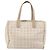 CHANEL Nuova Borsa Tote da Viaggio Nylon Beige Oro CC Auth ep11691 D'oro - vista 2