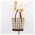 Burberry Borsa Tote Nova Check in Tela e Pelle Beige Oro Auth ep11704 D'oro - vista 23