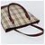 Burberry Borsa Tote Nova Check in Tela e Pelle Beige Oro Auth ep11704 D'oro - vista 6