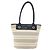 Burberry Borsa Tote in Tela Avorio Argento Auth am9747 Crudo - vista 2