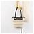 Burberry Borsa Tote in Tela Avorio Argento Auth am9747 Crudo - vista 23