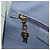 LOEWE Borsa a Spalla Anagramma Pelle Blu Oro Auth mr1567 D'oro - vista 23
