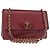 Borsa a Spalla Vala Chain in Pelle Bordeaux e Oro Auth 153977 di Salvatore Ferragamo D'oro Bordò